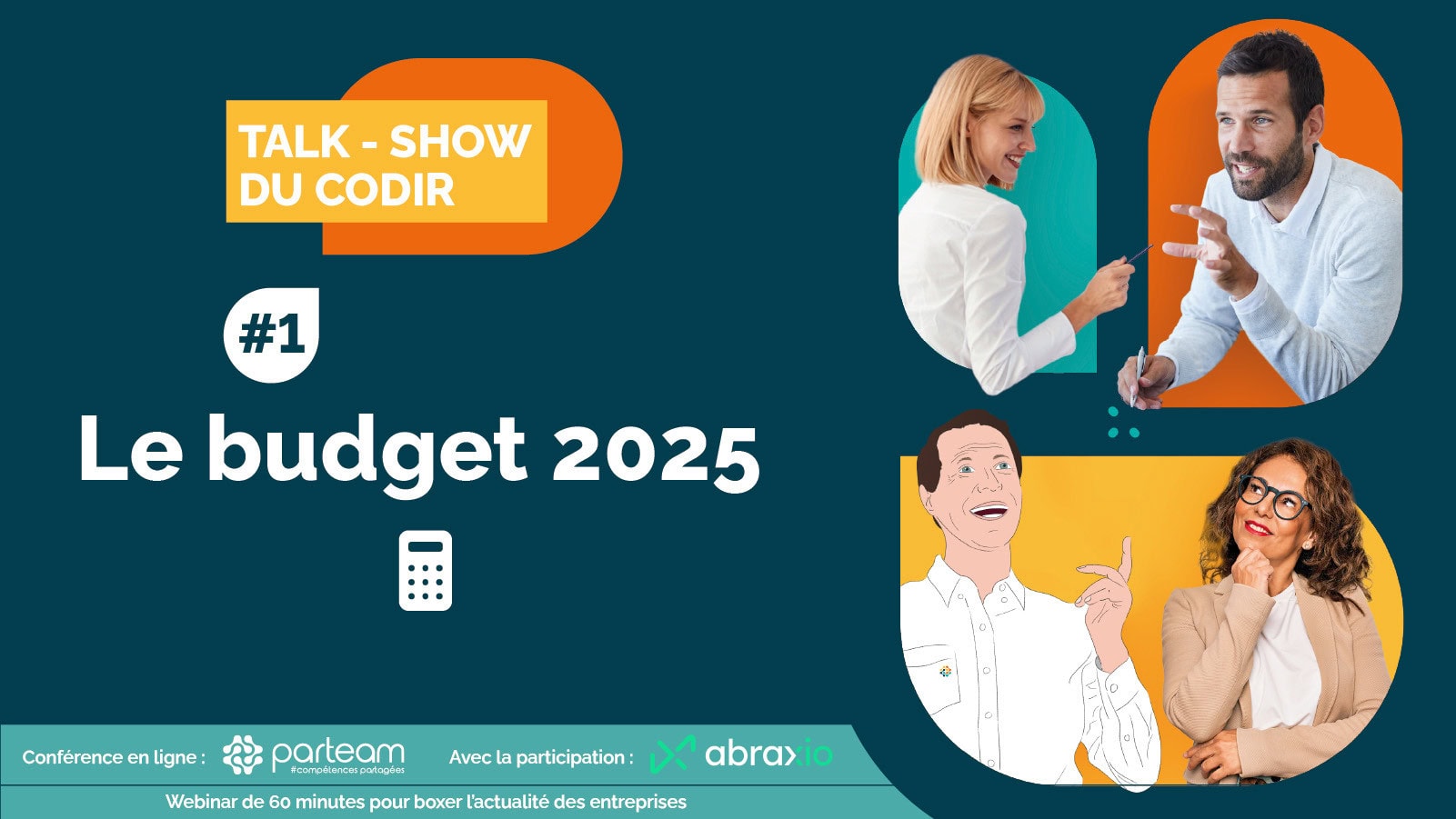 Annonce du webinar dédié au Budget vu par le CoDir