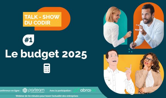 Annonce du webinar dédié au Budget vu par le CoDir